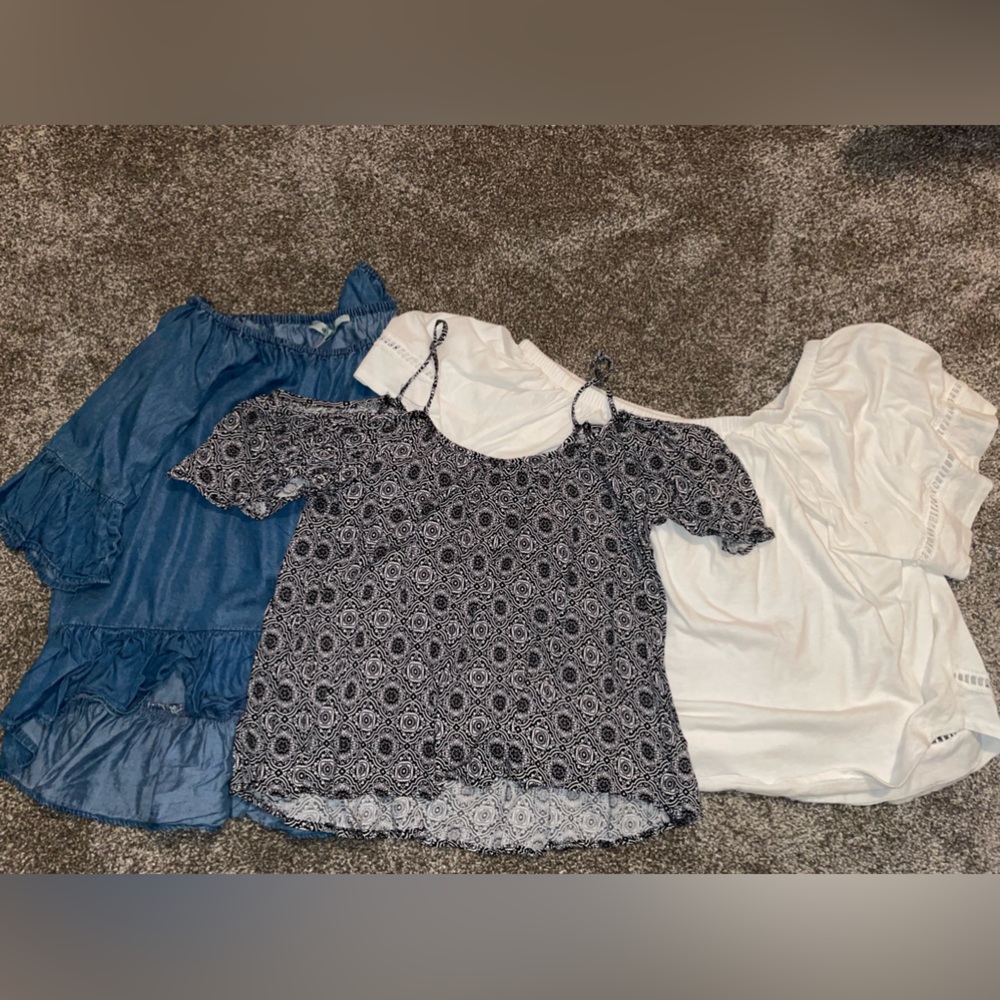 3 off the shoulder tops